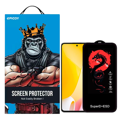 گلس گوشی شیائومی Mi 11 Lite 5G - 12 Lite اپیکوی مدل Dragon ESD گلس گوشی شیائومی Mi 11 Lite 5G - 12 Lite اپیکوی مدل Dragon ESD