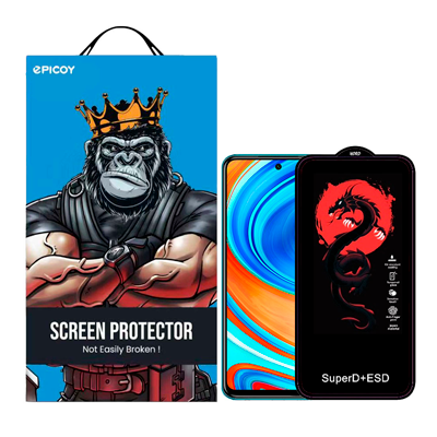 گلس گوشی شیائومی Redmi Note 9 Pro Max اپیکوی مدل Dragon ESD