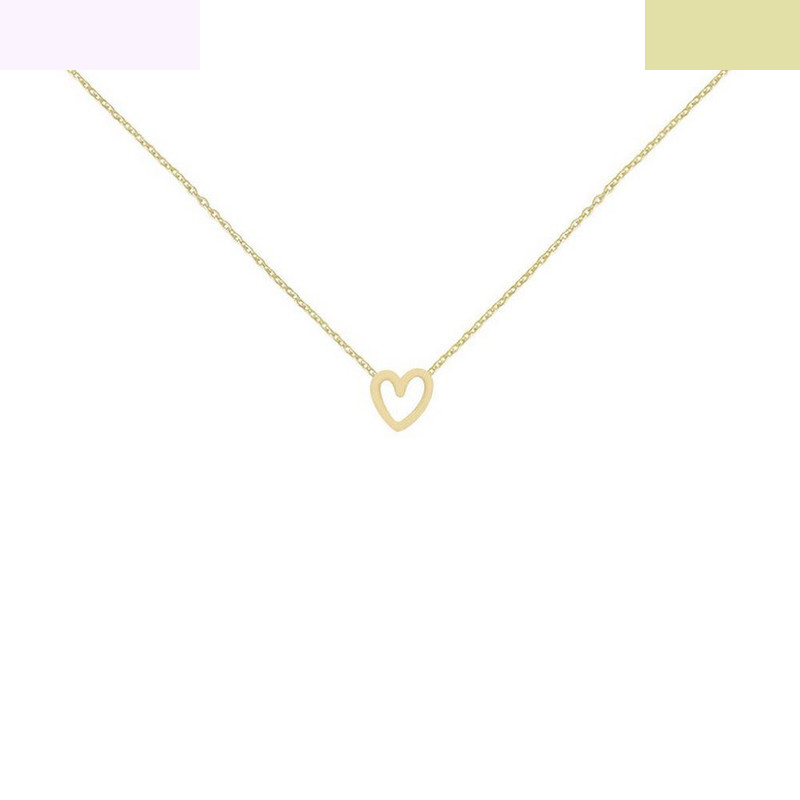 گردنبند طلا 18 عیار زنانه با زنجیر حلقهای (فلامینگو) گالری قو طلایی مدل قلب تو خالی اورانوس گردنبند طلا 18 عیار زنانه با زنجیر حلقهای (فلامینگو) گالری قو طلایی مدل قلب تو خالی اورانوس