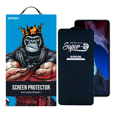 گلس گوشی شیائومی Redmi Note 12 Turbo اپیکوی مدل Super 5D