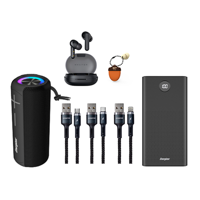 اسپیکر انرجایزر مدل BTS161 به همراه پاوربانک، ایربادز، فلش و 3 عدد کابل-small-image