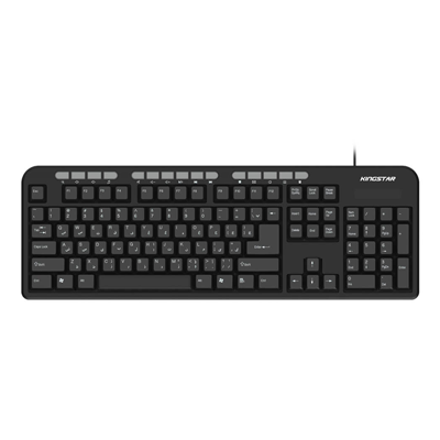کیبورد با سیم کینگ استار مدل KB66 کیبورد با سیم کینگ استار مدل KB66