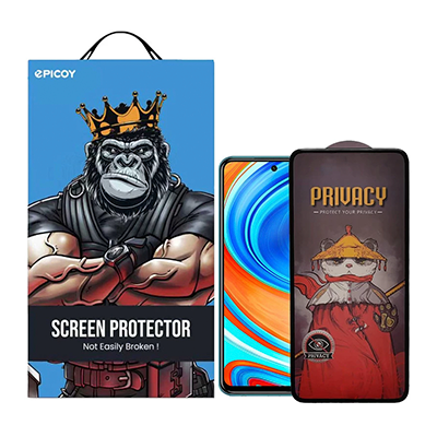 گلس حریم شخصی گوشی شیائومی Redmi Note 9 Pro Max اپیکوی مدل Airbag  گلس حریم شخصی گوشی شیائومی Redmi Note 9 Pro Max اپیکوی مدل Airbag