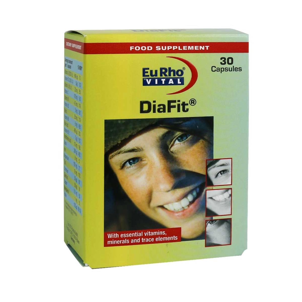 کپسول مولتی ویتامین دیافیت یوروویتال بسته 20 عددی-small-image