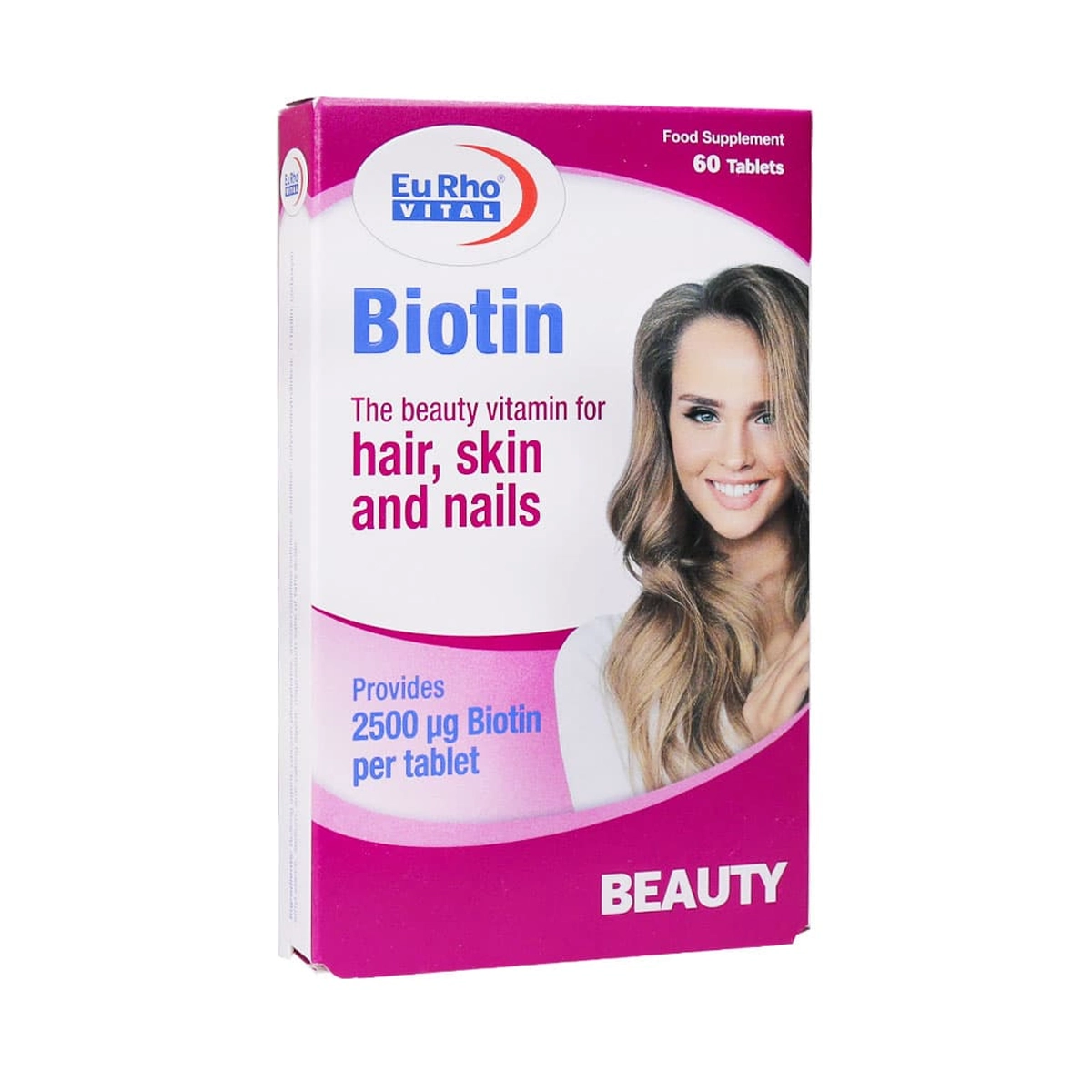 قرص بیوتین 2500 میکروگرم یوروویتال 60 عدد-small-image