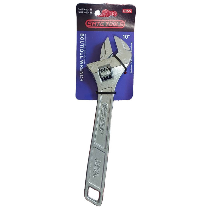 آچار فرانسه اس ام تی تولز مدل SMT-10201 سایز 10 اینچ آچار فرانسه اس ام تی تولز مدل SMT-10201 سایز 10 اینچ