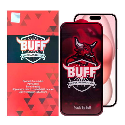 گلس گوشی اپل iPhone 15 بوف مدل Crystal Pro