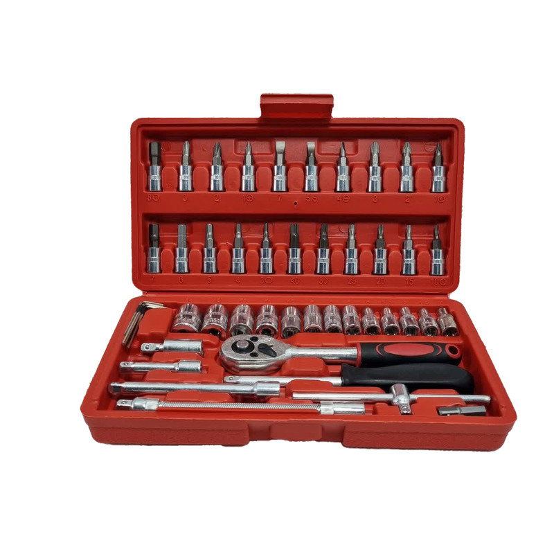 آچار بکس پرو باس مدل BS-46 مجموعه 46 عددی آچار بکس پرو باس مدل BS-46 مجموعه 46 عددی