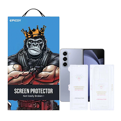 گلس گوشی سامسونگ Galaxy Z Fold 5 اپیکوی مدل Hydrogel به همراه محافظ پشت گوشی