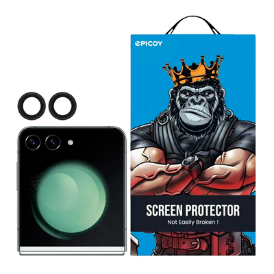 محافظ لنز دوربین گوشی سامسونگ Galaxy Z Flip 4 - 5 اپیکوی مدل HD-ColorLenz