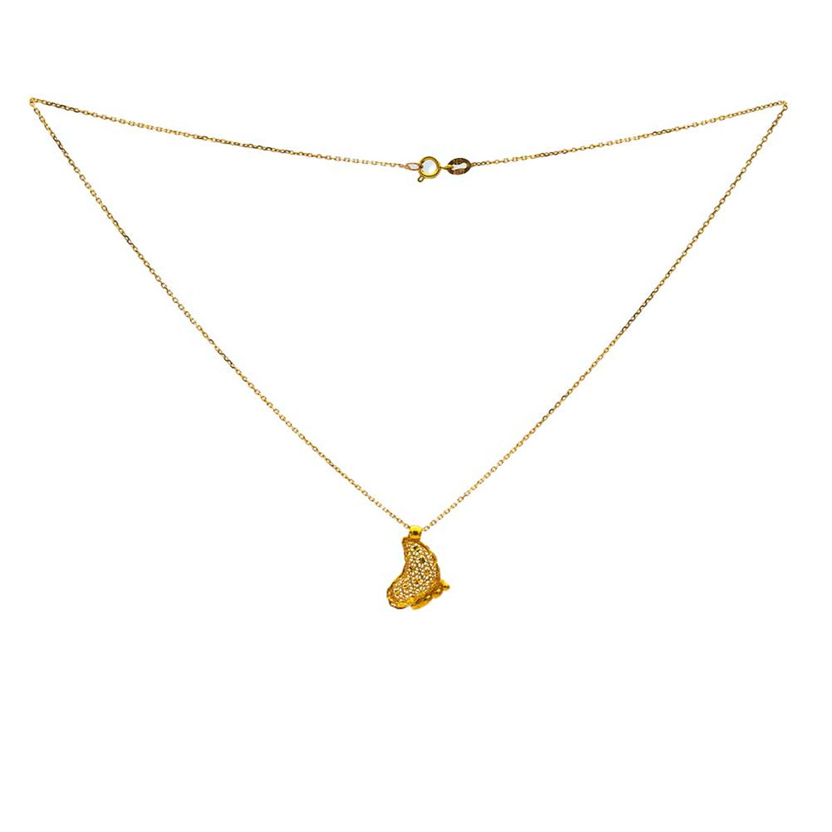 گردنبند طلا 18 عیار زنانه گالری طلا عرفان مدل ایشا کد 3572-small-image