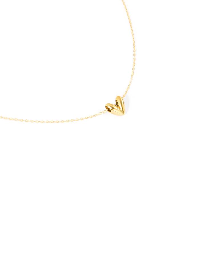 گردنبند طلا 18عیار اپال گلد مدل قلب بادکنکی گردنبند طلا 18عیار اپال گلد مدل قلب بادکنکی