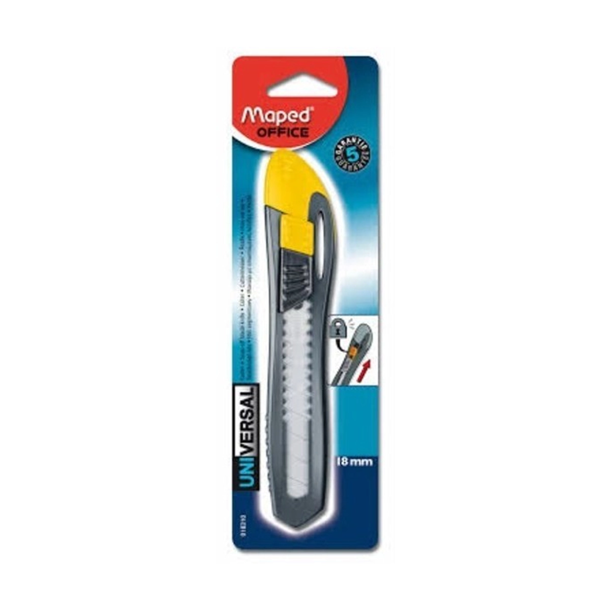 کاتر مپد مدل 018310 با تیغه 18 میلیمتری کاتر مپد مدل 018310 با تیغه 18 میلیمتری-small-image