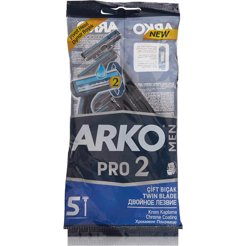 خود تراش آرکو من مدل PRO 2 بسته 5 عددی خود تراش آرکو من مدل PRO 2 بسته 5 عددی