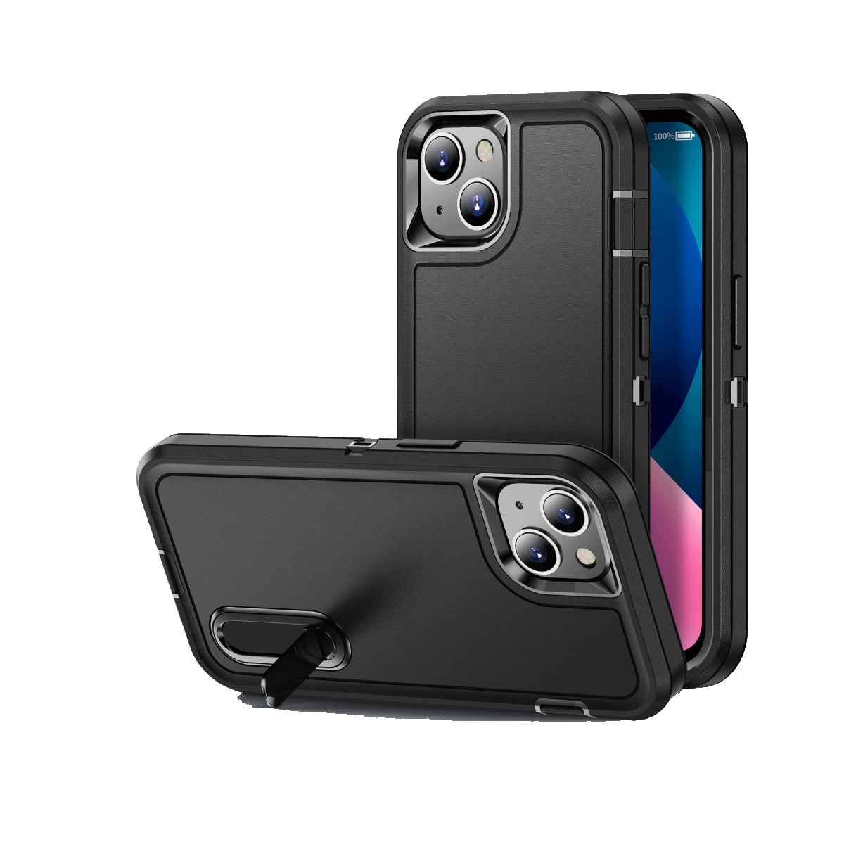 کاور گوشی اپل iPhone XS مدل Combo Hard PC Shockproof Armor