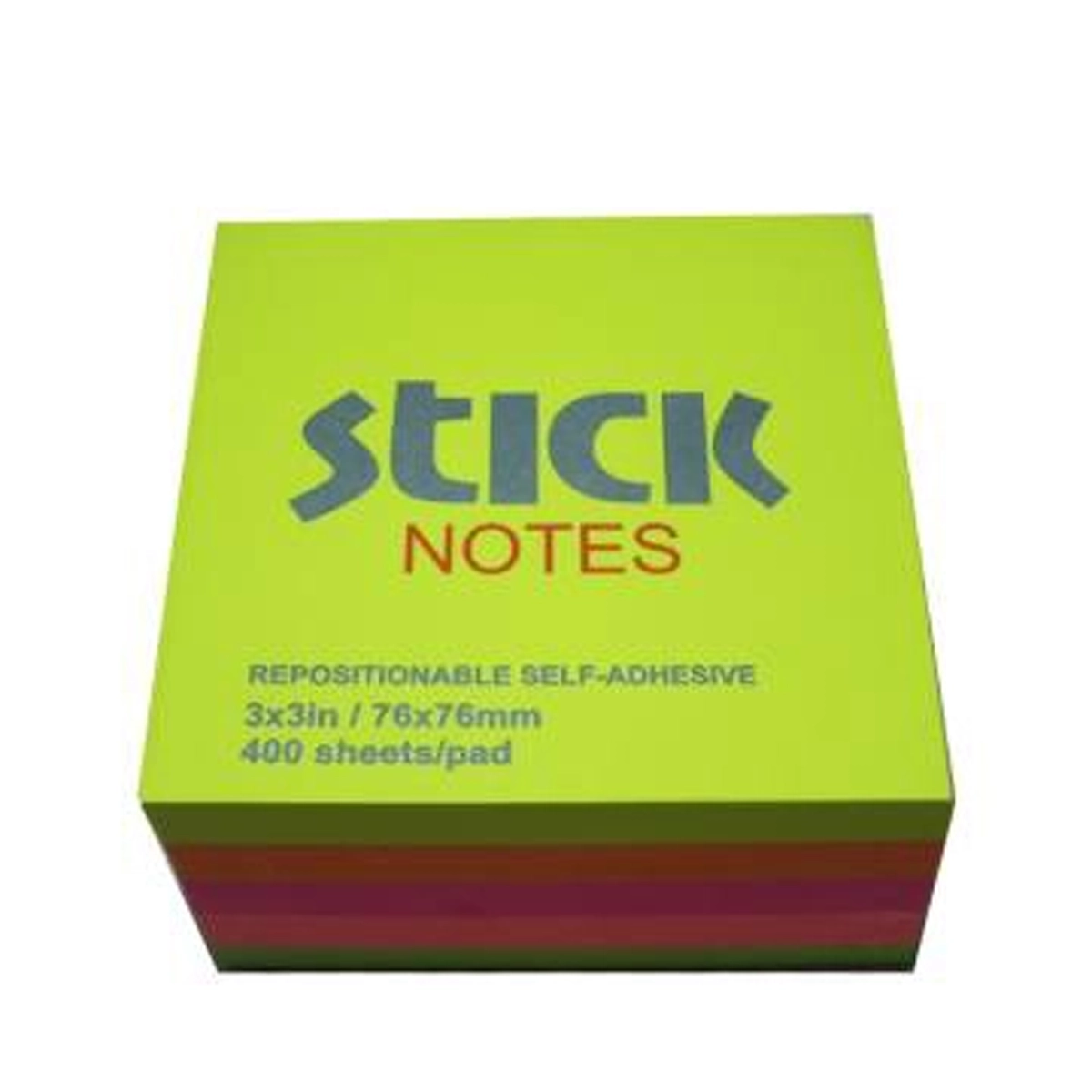 کاغذ یادداشت چسب دار سام استیک نوت سایز 7.5×7.5 سانتی متر