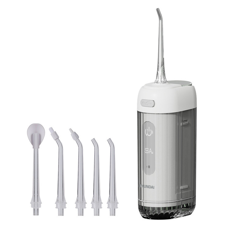 دستگاه شست و شوی دهان و دندان شارژی هیوندای مدل OC-015 به همراه 5 سری دستگاه شست و شوی دهان و دندان شارژی هیوندای مدل OC-015 به همراه 5 سری