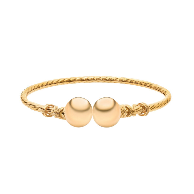 بنگل طلا 18 عیار زنانه ماوی گالری مدل دیوید یورمن گ