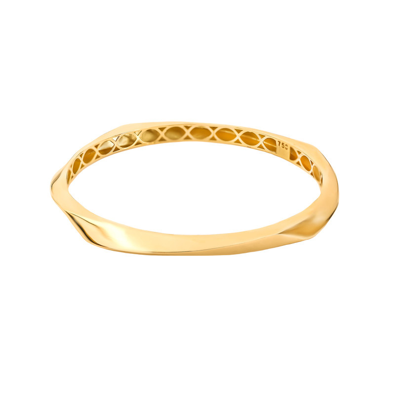 النگو طلا 18 عیار زنانه ماوی گالری مدل لیا سایز 3