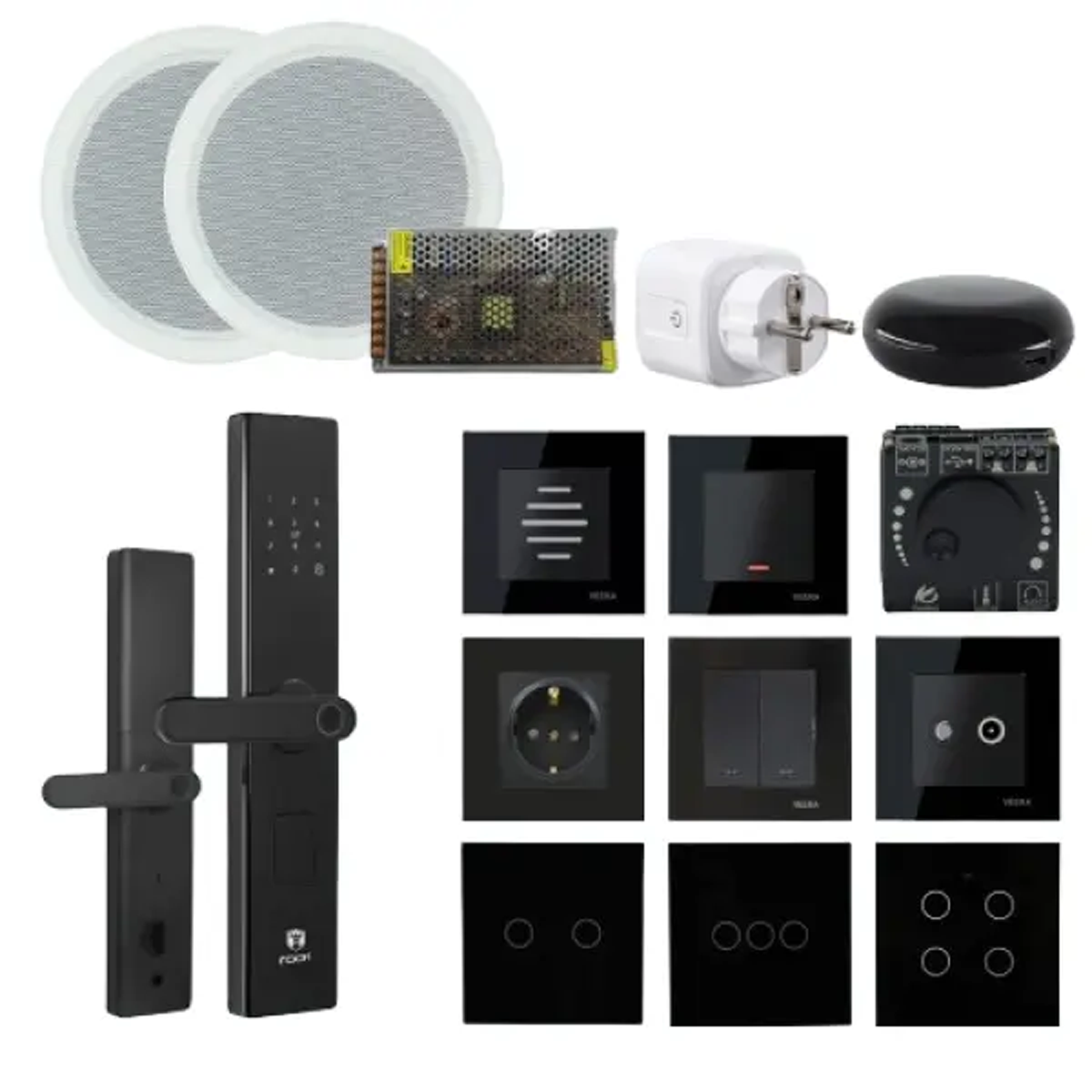 پکیج خانه هوشمند مدل سه خواب اقتصادی با دستگیره مشکی-small-image