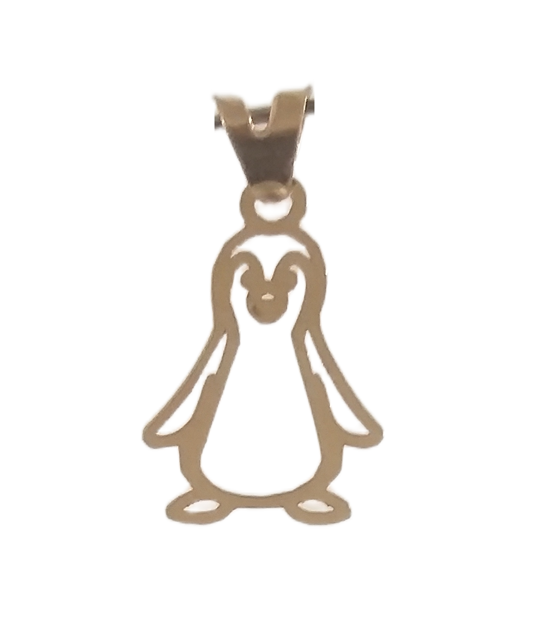 آویز طلا 18 عیار زنانه لاوندر طرح پنگوئن کد 321