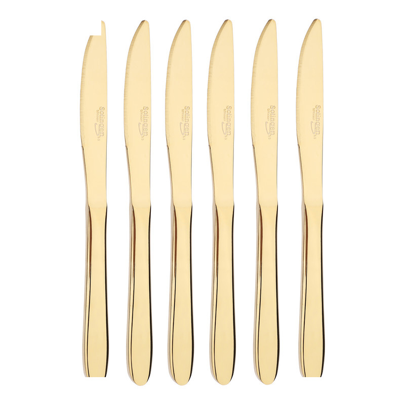 کارد میوه خوری زولینگن مدل رزالی گلدن مجموعه 6 عددی کارد میوه خوری زولینگن مدل رزالی گلدن مجموعه 6 عددی