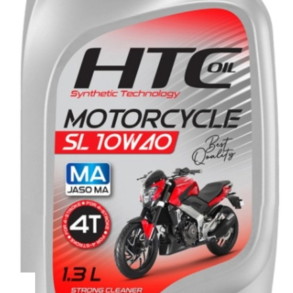 روغن موتورسیکلت اچ تی سی مدل  10W40 SL MA2 حجم 1.3 لیتر