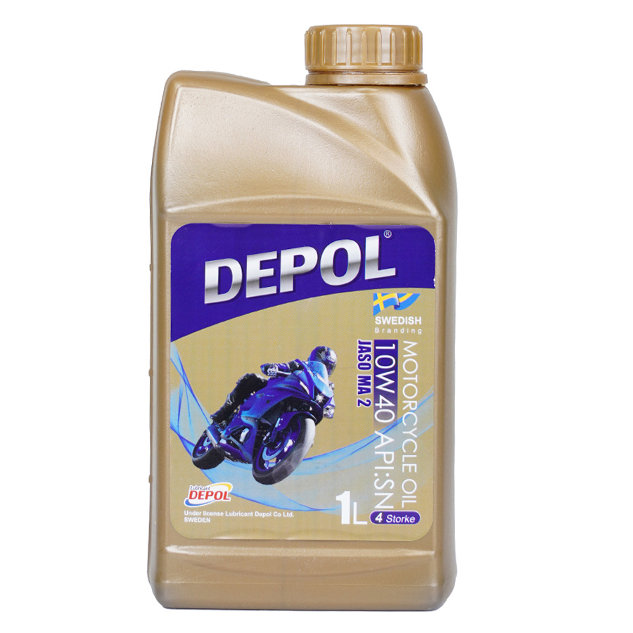 روغن موتورسیکلت دپول مدل 10W-40-SN-MA2 حجم ۱ لیتر