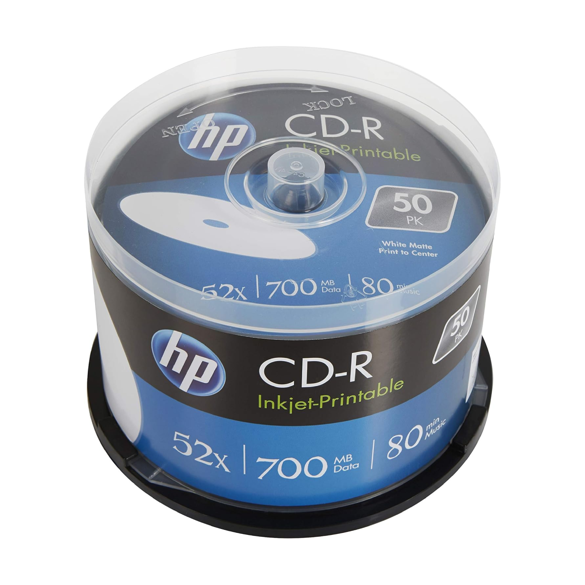 بلو ری خام اچ پی مدل CD-R 52x بسته 50 عددی-small-image