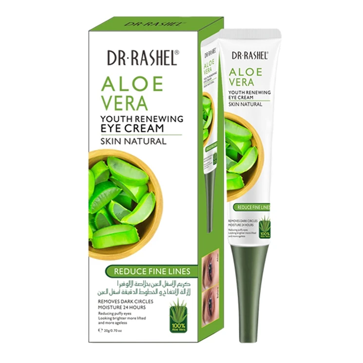 کرم دور چشم دکتر راشل مدل ALOE VERA وزن 20 گرم کرم دور چشم دکتر راشل مدل ALOE VERA وزن 20 گرم-small-image