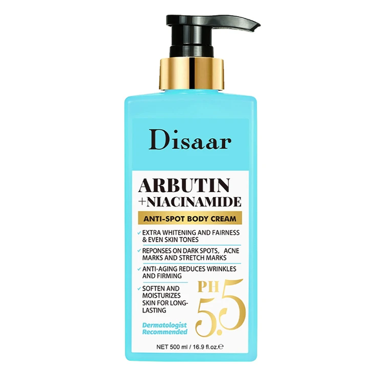 کرم روز و شب بدن دیسار مدل آربوتین و نیاسینامید مناسب برای انواع پوست حجم 500 میلی لیتر کرم روز و شب بدن دیسار مدل آربوتین و نیاسینامید مناسب برای انواع پوست حجم 500 میلیلیتر-small-image