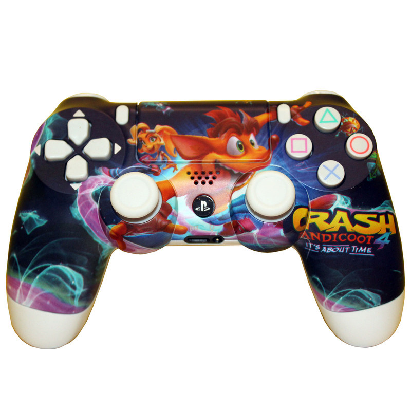 دسته بازی پلی استیشن 4 مدل DualShock4 طرح Crash Bandicoot 4
