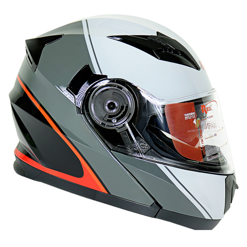 کلاه کاسکت فک متحرک ردلاین مدل 935+art gry