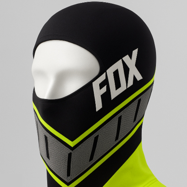 فیس موتور سواری مدل FOX رنگ مشکی فسفری