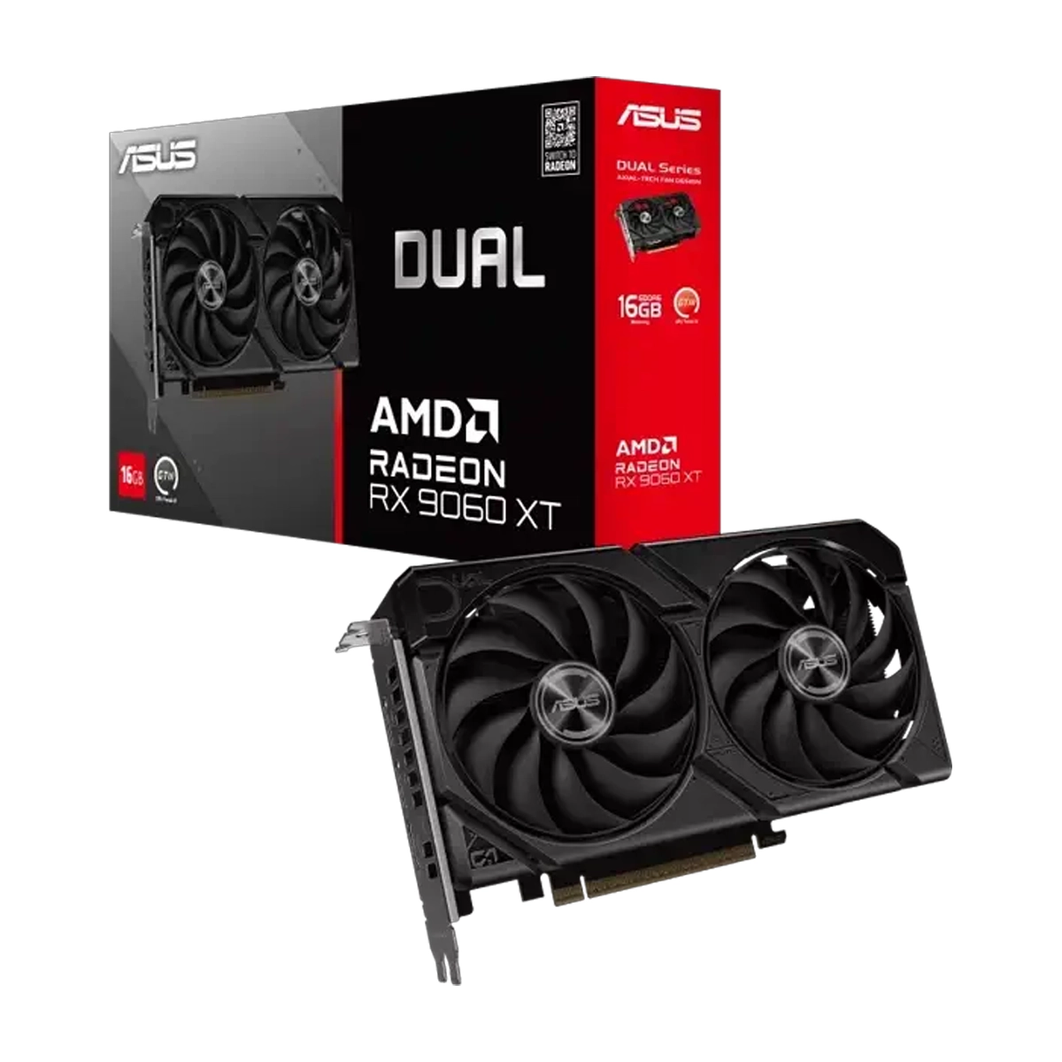 کارت گرافیک ایسوس مدل Dual Radeon RX9060 XT 16GB GDDR6-small-image