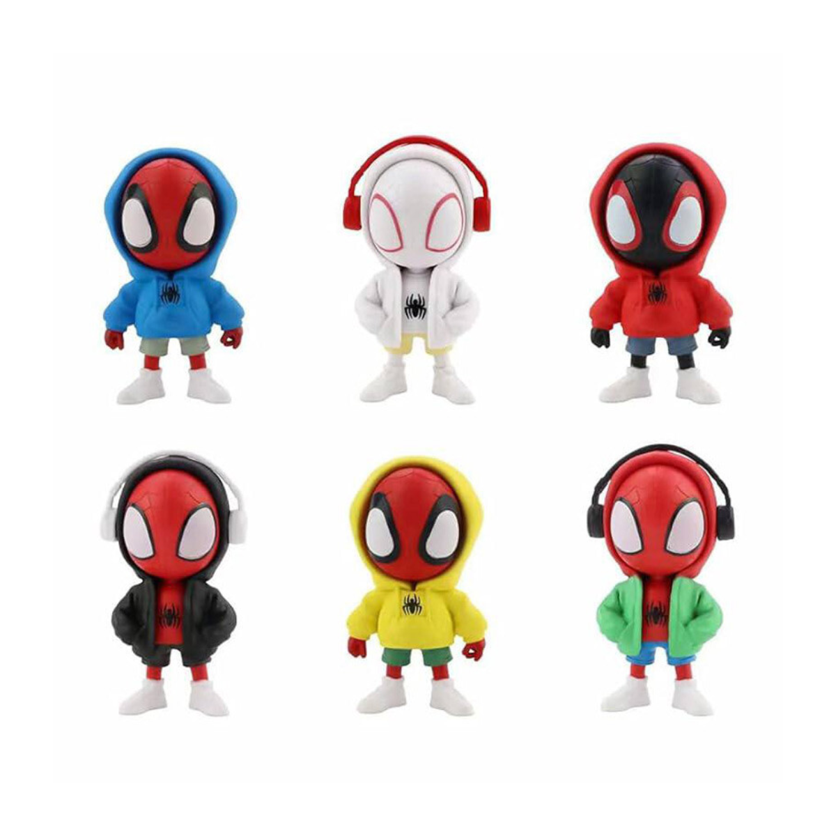 اکشن فیگور مدل اسپایدرمن بسته 6 عددی کد F2 اکشن فیگور مدل اسپایدرمن بسته 6 عددی کد F2-small-image