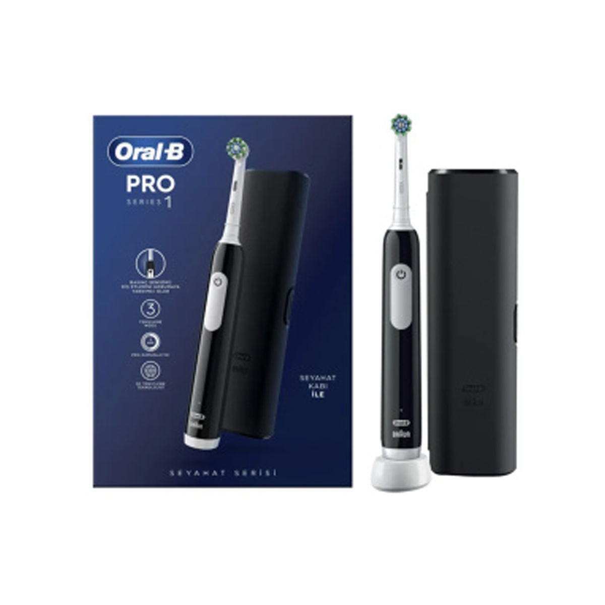 مسواک برقی اورال-بی مدل PRO SERIES 1 به همراه کیف سفری مسواک برقی اورال-بی مدل PRO SERIES 1 به همراه کیف سفری-small-image