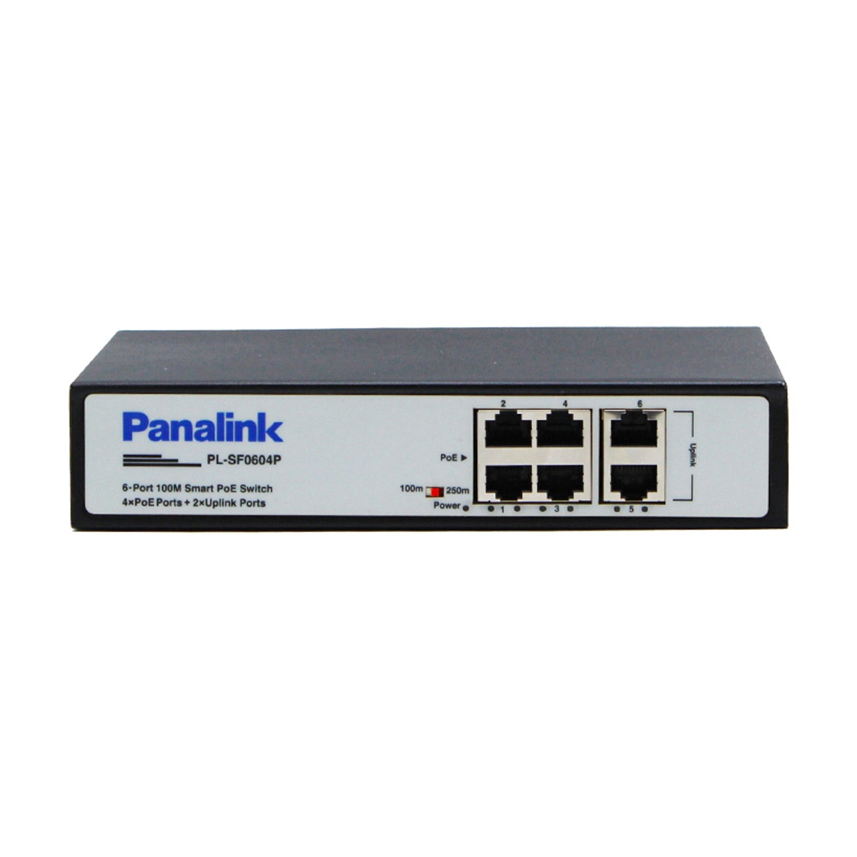 سوئیچ شبکه 4 پورت POE پانالینک مدل PL-SF0604P-small-image