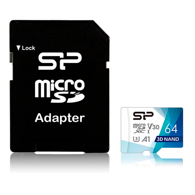 کارت حافظه microSDXC سیلیکون پاور مدل Superior Pro V30 کلاس 10 استاندارد UHS-I U3 ظرفیت 64 گیگابایت به همراه آداپتور کارت حافظه microSDXC سیلیکون پاور مدل Superior Pro V30 کلاس 10 استاندارد UHS-I U3 ظرفیت 64 گیگابایت به همراه آداپتور-small-image