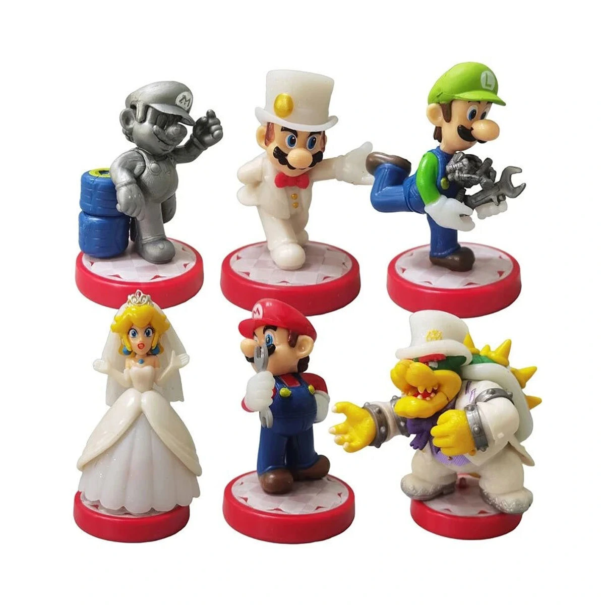 اکشن فیگور طرح سوپر ماریو بسته 6 عددی-small-image