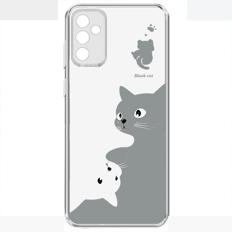 کاور طرح Cat مناسب برای گوشی موبایل سامسونگ Galaxy A54