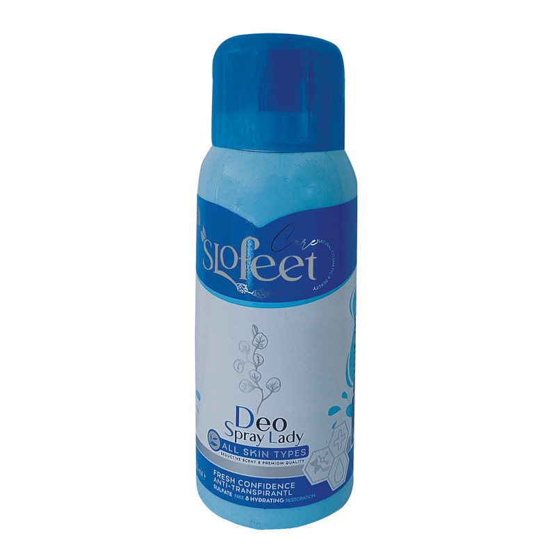 اسپری ضد تعریق زنانه اسلوفیت مدل چنل حجم 120 میلی لیتر اسپری ضد تعریق زنانه اسلوفیت مدل چنل حجم 120 میلی لیتر