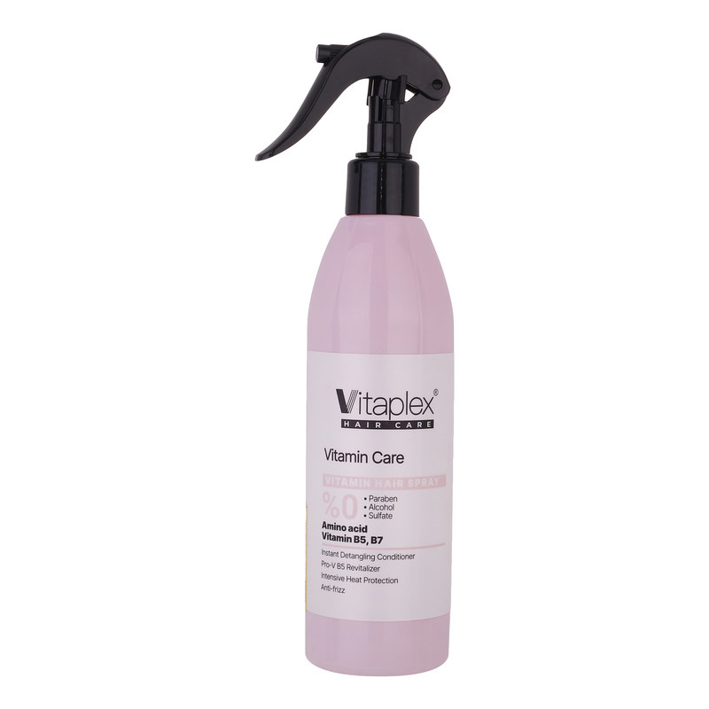 اسپری حالت دهنده مو با قدرت حفظ حالت مو 2 ویتاپلکس مدل Vitamin Care 03 مناسب مو خشک و معمولی حجم 300 میلی لیتر اسپری حالت دهنده مو با قدرت حفظ حالت مو 2 ویتاپلکس مدل Vitamin Care 03 مناسب مو خشک و معمولی حجم 300 میلی لیتر