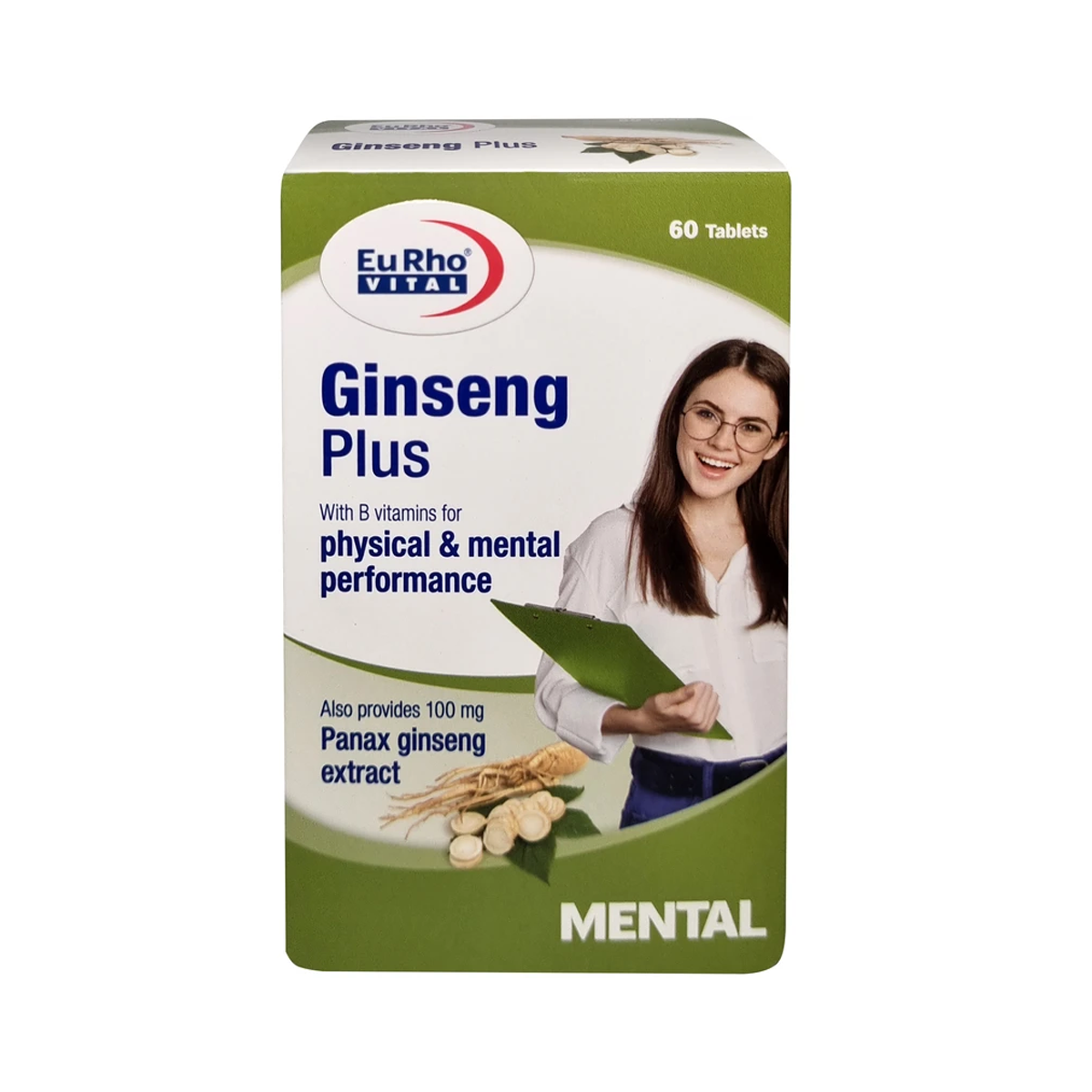 قرص جینسینگ پلاس یوروویتال بسته 60 عددی-small-image