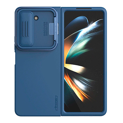 کاور گوشی سامسونگ Galaxy Z Fold 5 نیلکین مدل CamShield Silky Silicone Stand Version کاور گوشی سامسونگ Galaxy Z Fold 5 نیلکین مدل CamShield Silky Silicone Stand Version