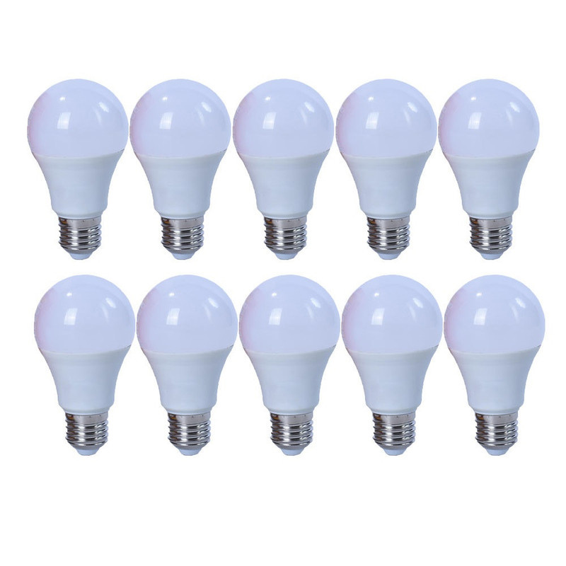 لامپ ال ای دی 12 وات تک تاب مدل حبابی پایه E27 بسته 10 عددی لامپ ال ای دی 12 وات تک تاب مدل حبابی پایه E27 بسته 10 عددی