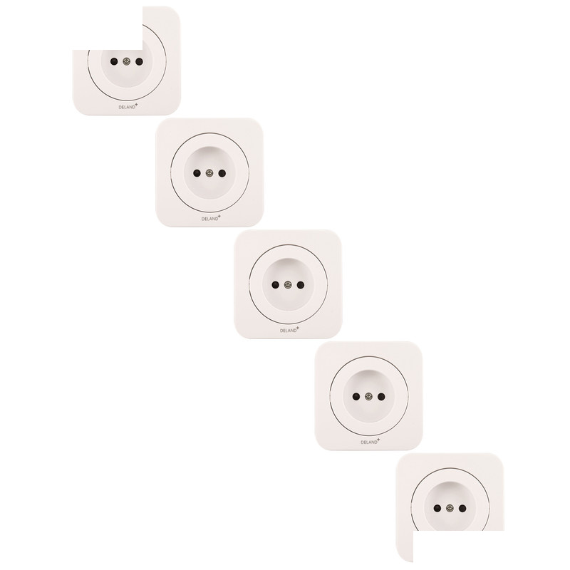 پریز برق دلند مدل آدا بسته 5 عددی