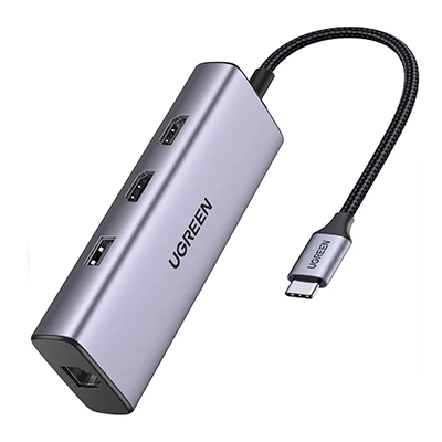 هاب USB-C یوگرین 8 پورت مدل CM490 90119 هاب USB-C یوگرین 8 پورت مدل CM490 90119