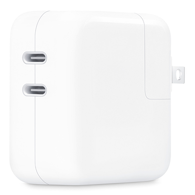 شارژر دیواری اپل مدل Dual USB-C توان 35 وات