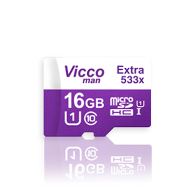 کارت حافظه microSDHC ویکومن مدل Extra 533x کلاس 10 استاندارد UHS-I U1 سرعت 80MBps ظرفیت 16 گیگابایت